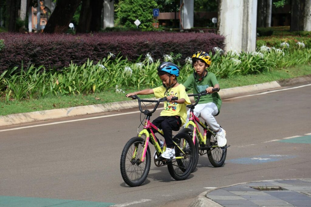 boy and bike