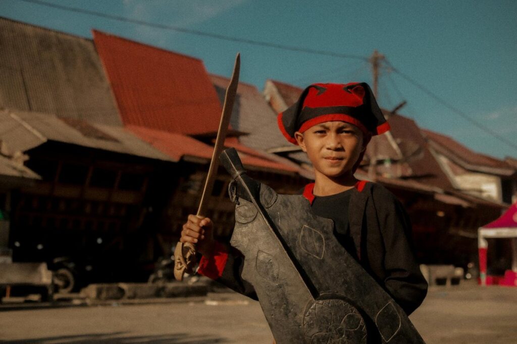 traditional Nias war dance