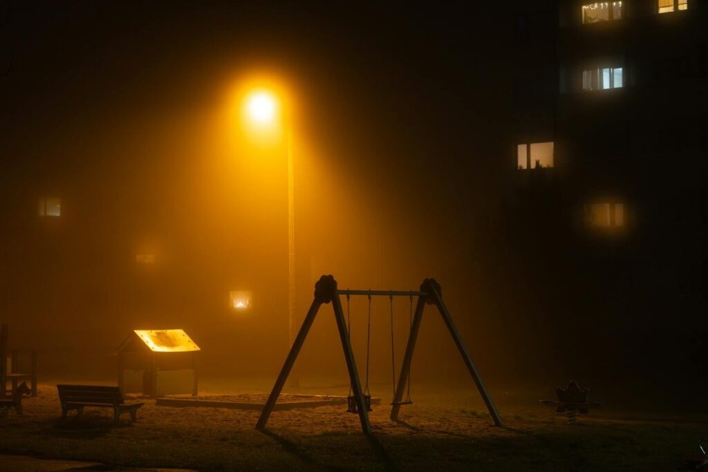 Free stock photo of city fog, dark, fog